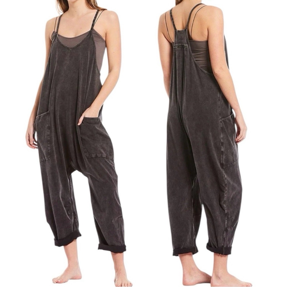 FP Movement by Free People Charcoal Jumpsuit